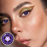 Lentes de contacto de color morado con prescripción de Cosplay Black Butler Covenant